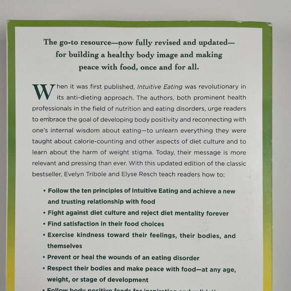 ๐3/$25 Intuitive Eating by Evelyn Tribole & Elyse Resch | Paperback - Picture 5 of 8